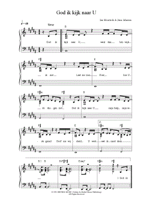 God ik kijk naar U