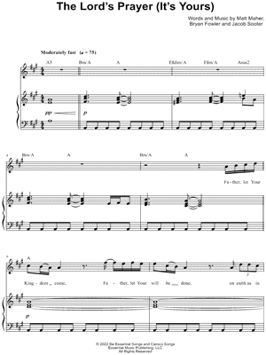 The Lord's Prayer (It's Yours)