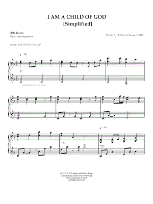 I Am a Child of God [simplified]