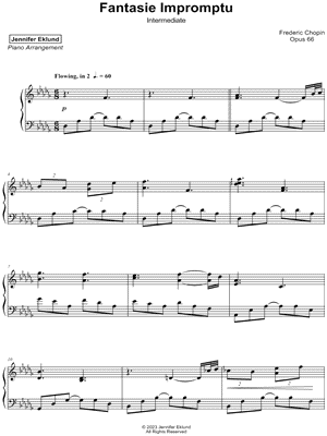 Fantaisie Impromptu [intermediate]