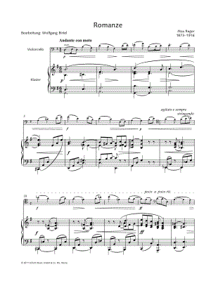 Romance, WoO II/10 - Cello & Piano