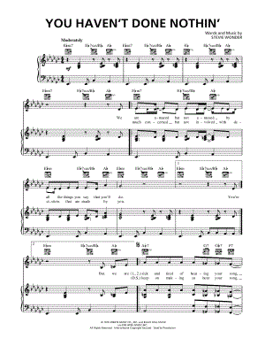 You Haven't Done Nothin'