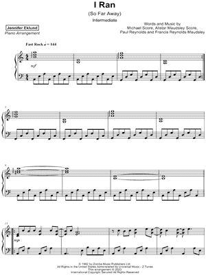 I Ran (So Far Away) [intermediate]