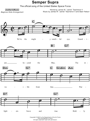 Semper Supra (Official March of the United States Space Force)