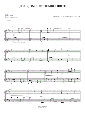 Jesus, Once of Humble Birth