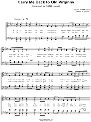 Carry Me Back to Old Virginny