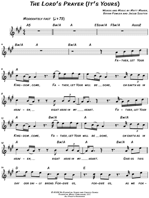 The Lord's Prayer (It's Yours)