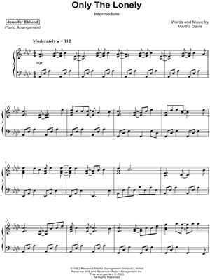 Only the Lonely [intermediate]