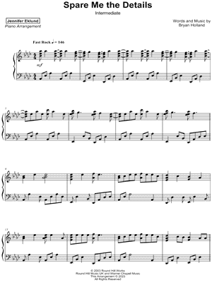 Spare Me the Details [intermediate]