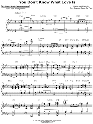 You Don't Know What Love Is (Ella Fitzgerald)