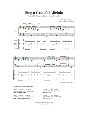 Sing a Grateful Alleluia
