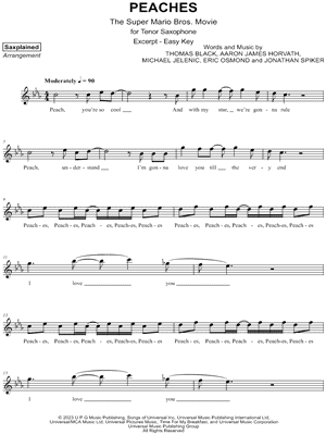 Peaches [excerpt - easy]