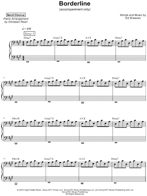 Borderline [accompaniment only]