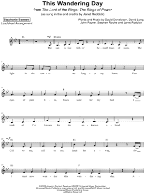 This Wandering Day (End Credit Version)