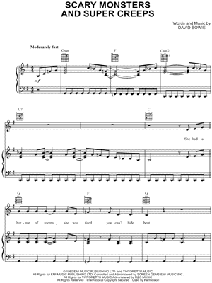 Scary Monsters (and Super Creeps)