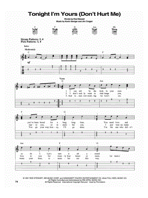 Tonight I'm Yours (Don't Hurt Me)