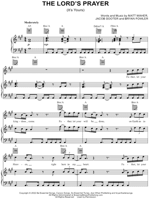 The Lord's Prayer (It's Yours)