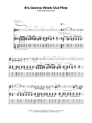 It's Gonna Work Out Fine