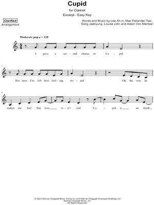 Cupid [excerpt - easy]