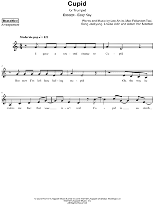 Cupid [excerpt - easy]