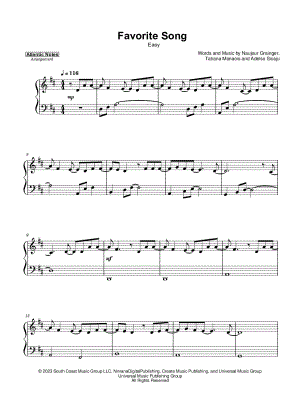 Favorite Song [easy]