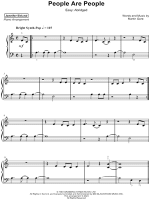 People Are People [easy - abridged]