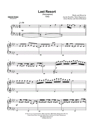 Last Resort (Reimagined) [easy]