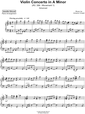 Violin Concerto in A Minor [advanced]