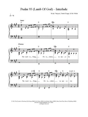 Psalm 93 (Lamb of God) - Interlude