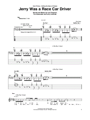 Jerry Was a Race Car Driver