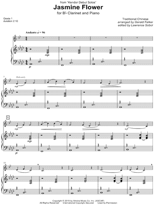 Jasmine Flower - Clarinet & Piano