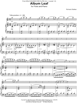 Album Leaf - Flute & Piano