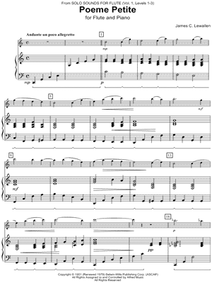 Poeme Petite - Flute & Piano