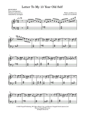 Letter to My 13 Year Old Self