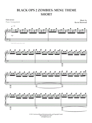 Black Ops 2 Zombies Menu Theme [short version]