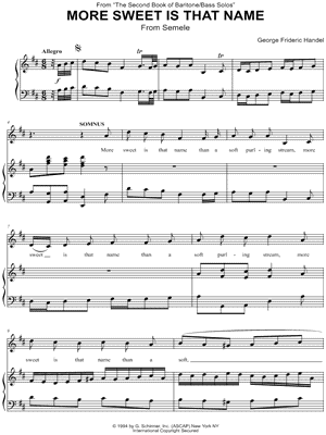 More Sweet Is That Name