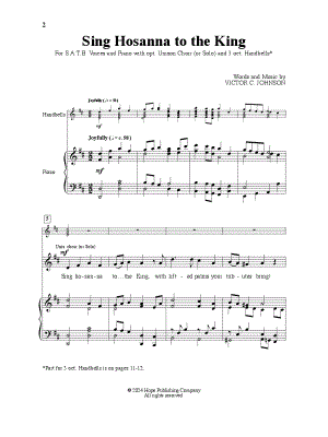Sing Hosanna to the King