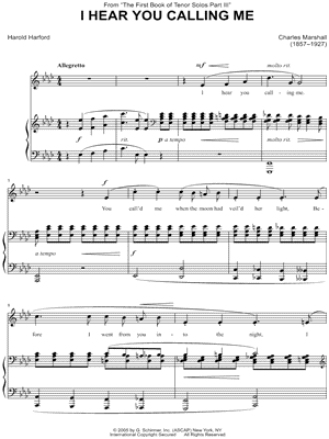 I Hear You Calling Me