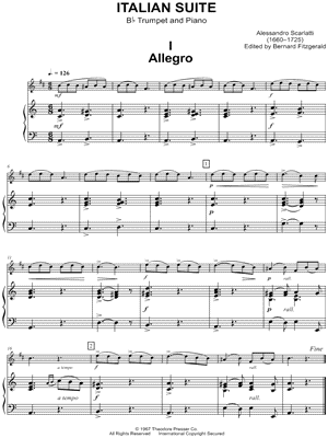 Italian Suite - Trumpet & Piano
