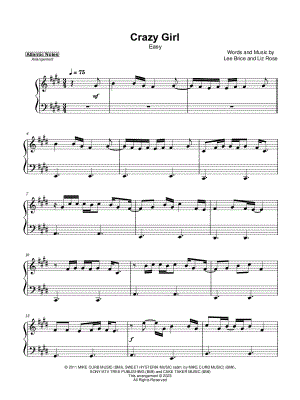 Crazy Girl [easy]