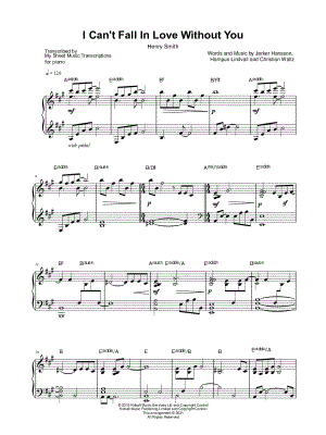 I Can't Fall in Love Without You (Henry Smith)
