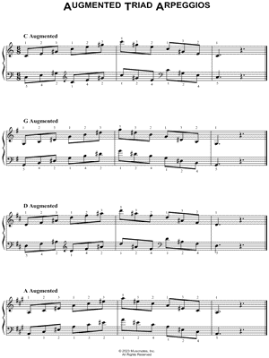 Augmented Triad Arpeggios