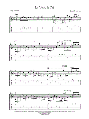Le Vent, le Cri