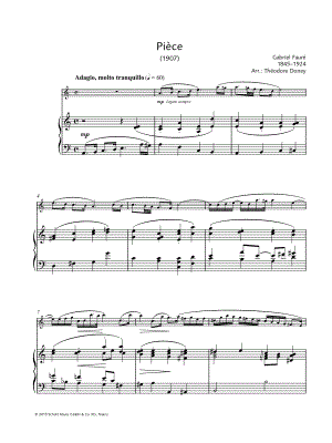 Pièce - Flute & Piano