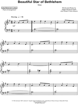 Beautiful Star of Bethlehem [easy]