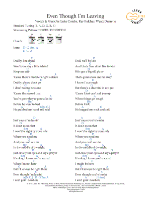 Even Though I'm Leaving