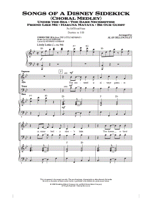 Songs of a Disney Sidekick (Choral Medley)