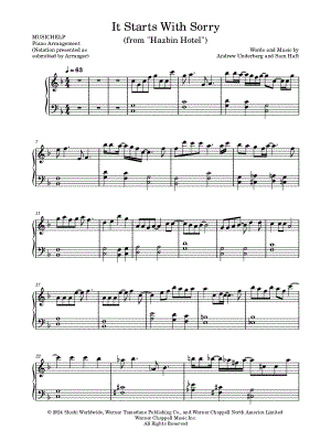 It Starts With Sorry