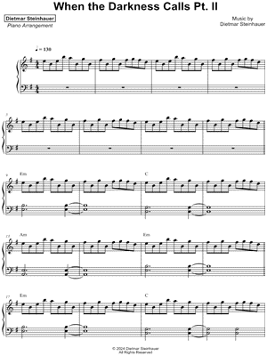 When the Darkness Calls Pt. II