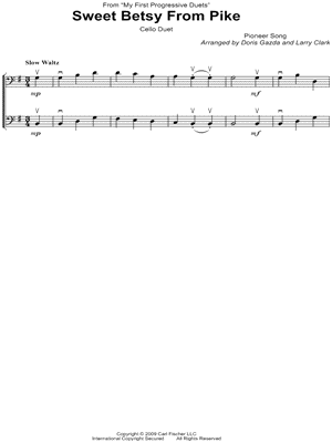 Sweet Betsy from Pike - Cello Duet